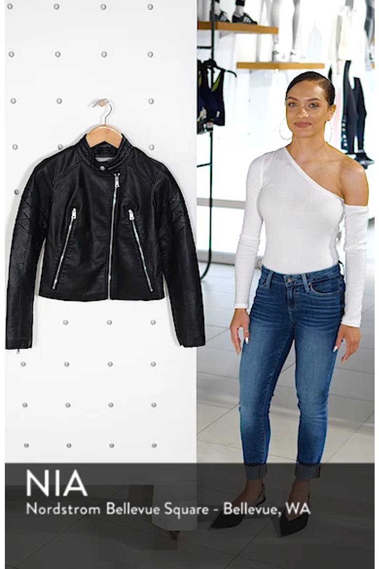 Levi's® Faux Leather Moto Jacket video