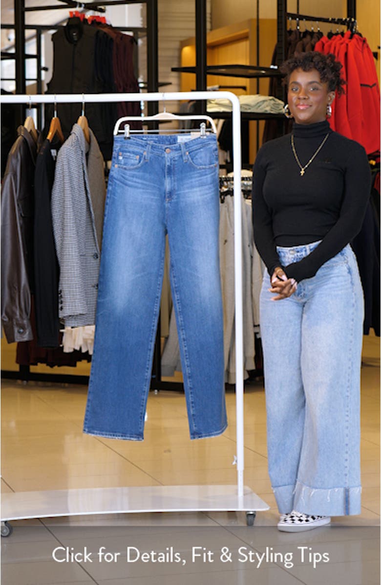 Kora High Waist Wide Leg Jeans, sales video thumbnail