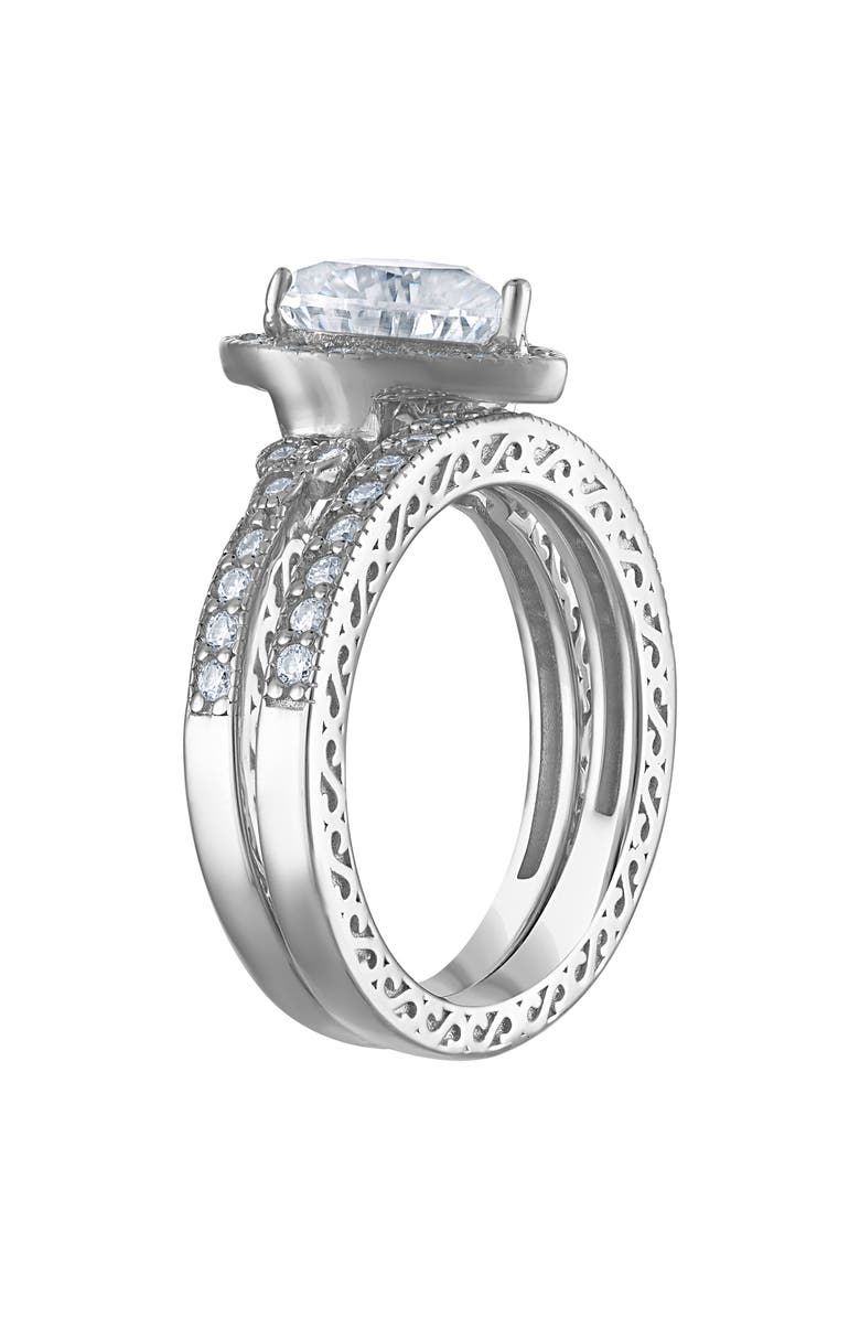 FZN Moissanite Ring, Alternate, color, Silver