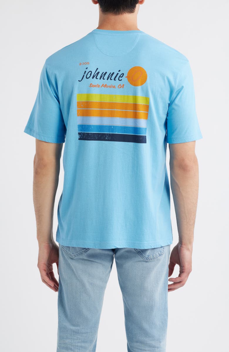 johnnie-O Sun Line Pocket T-Shirt, Alternate, color, Maliblu