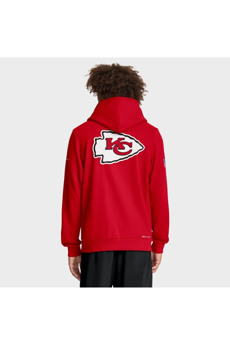 Men's Nike Red Kansas City Chiefs Sideline Standard Issue Utility Player Dri-FIT Full-Zip Hoodie, Alternate, color, Red
