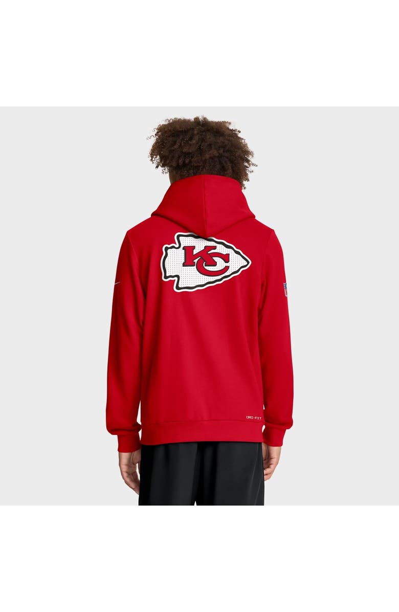 Nike Men's Nike Red Kansas City Chiefs Sideline Standard Issue Utility Player Dri-FIT Full-Zip Hoodie, Alternate, color, Red