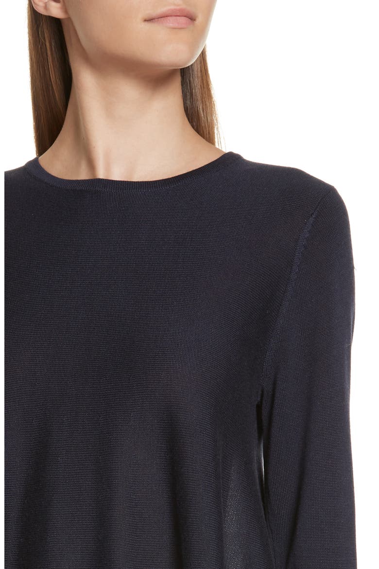 Tencel® Lyocell & Silk Sweater, Alternate, color, MIDNIGHT