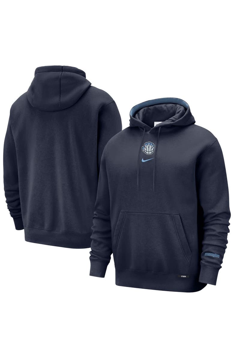 Nike Men's Nike  Navy Memphis Grizzlies 2025/26 City Edition Courtside Remix Premium Hoodie, Main, color, Navy