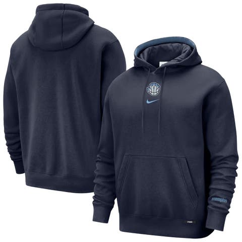 Men's Nike  Navy Memphis Grizzlies 2025/26 City Edition Courtside Remix Premium Hoodie