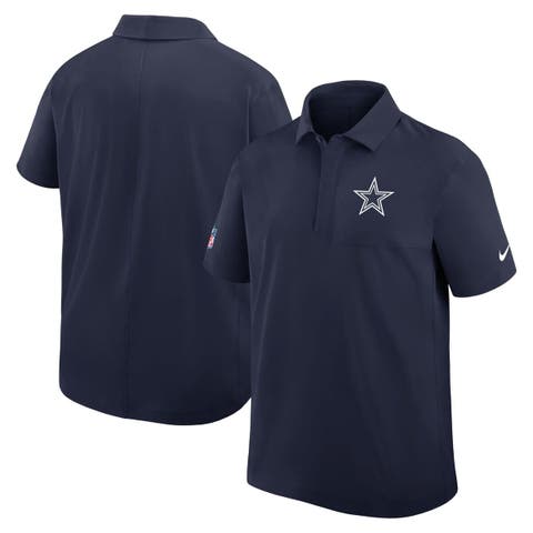 Men's Nike Navy Dallas Cowboys Sideline City Pride Woven Performance Polo
