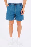 GUESS JEANS Drawstring Denim Shorts