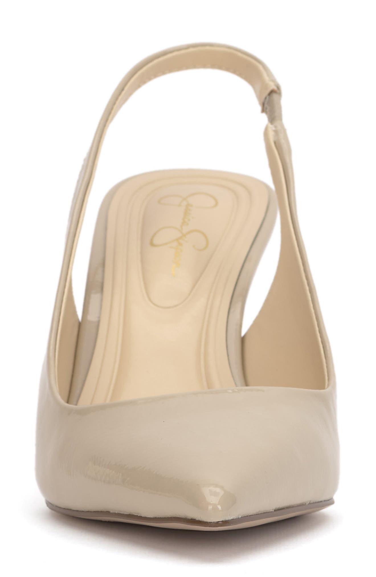 Jessica Simpson Souli Slingback Pointed Toe Pump, Alternate, color, Stormy Grey