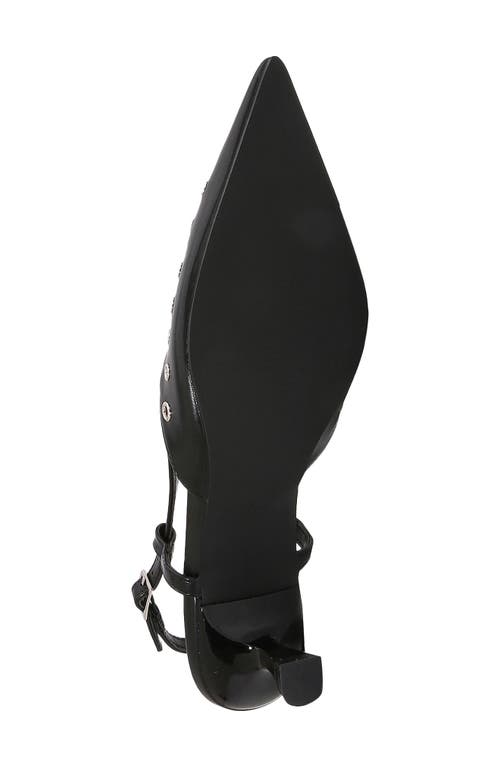 BERNESS BERNESS ADELINE GROMMET POINTED TOE SLINGBACK PUMP 