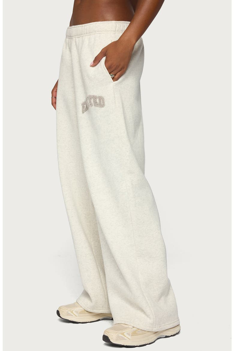 to You Wide Leg Sweatpants, Alternate, color, LIGHT-GRAY-MELANGE