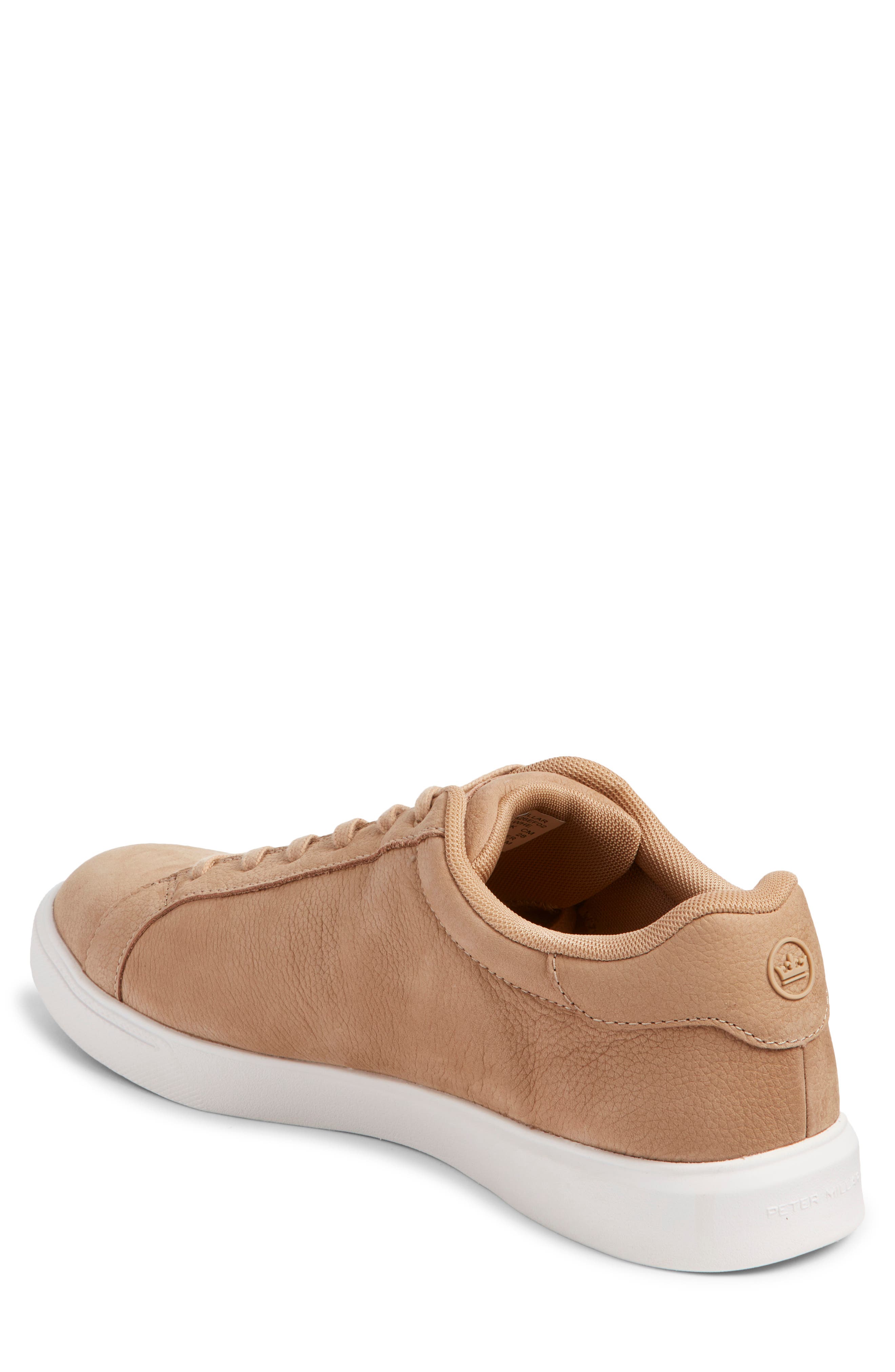 Peter Millar Drift Classic Sneaker, Alternate, color, Wheat