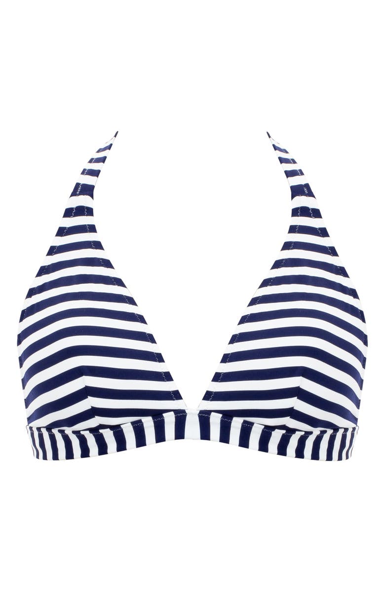 Pez D'Or Isabella Striped Maternity Bikini Top, Alternate, color,