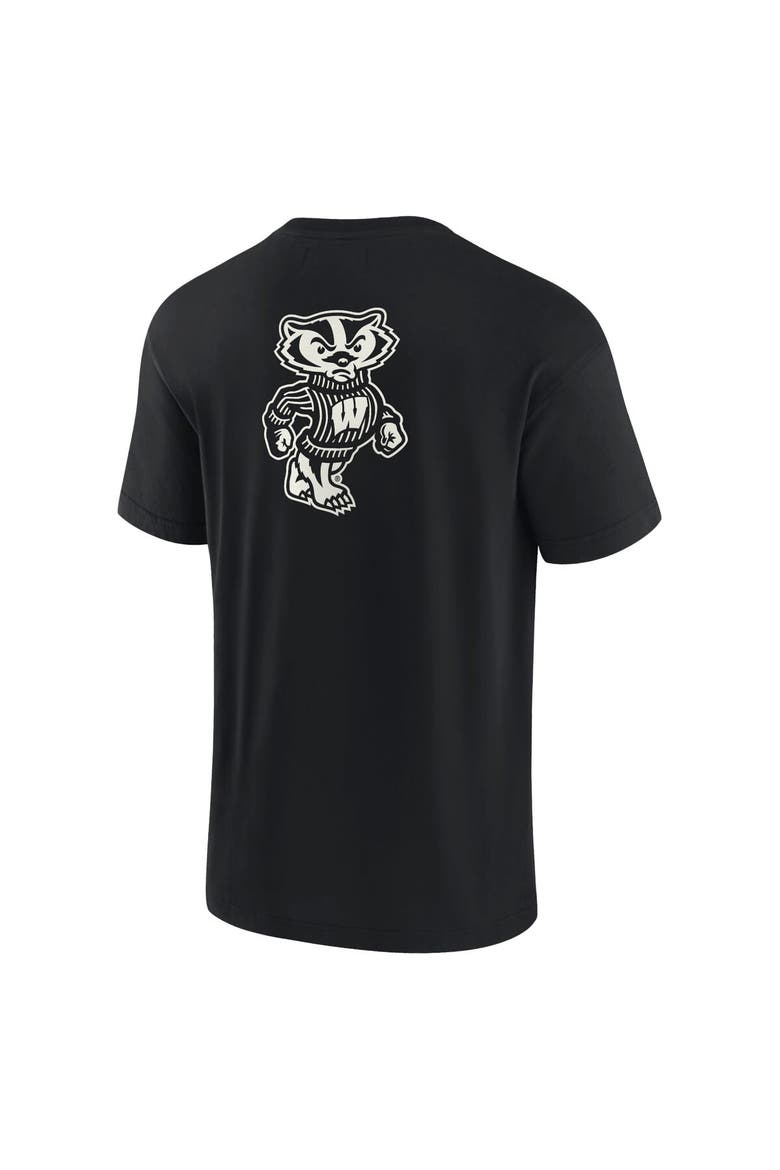 Unisex Fanatics Signature Black Wisconsin Badgers Elements Super Soft Short Sleeve T-Shirt, Alternate, color, Black