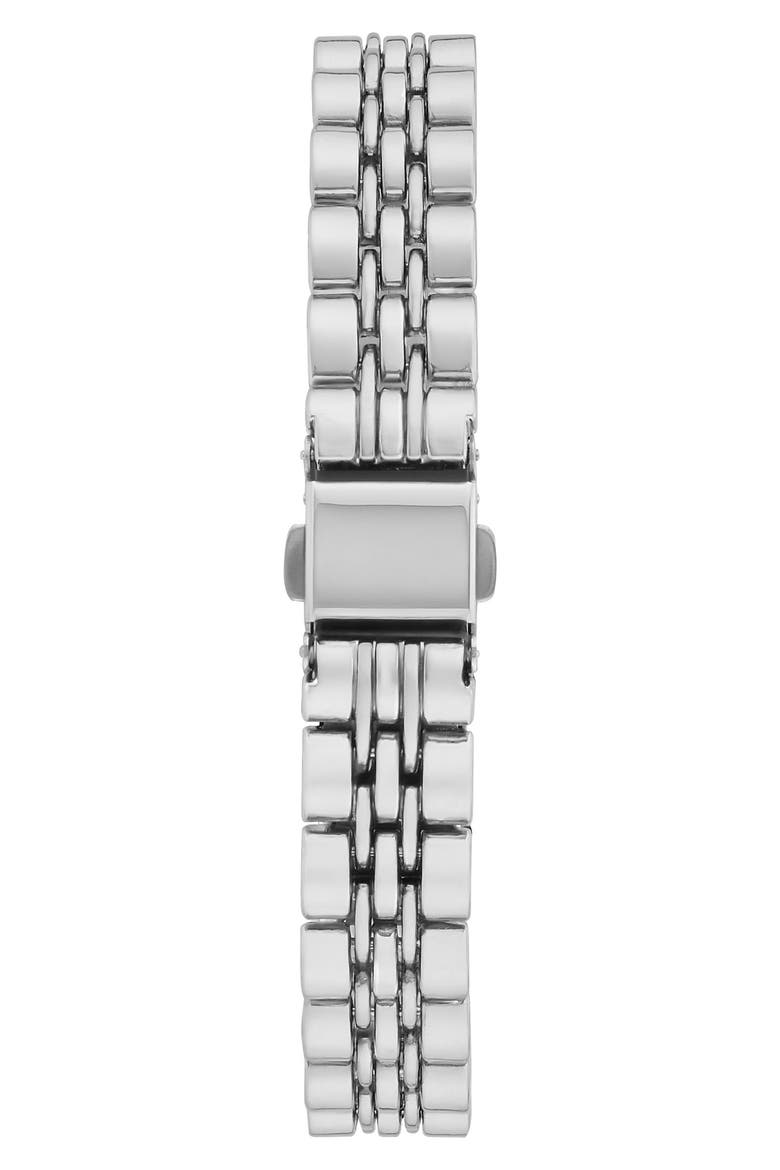 Oval Bracelet Strap Watch, 28mm, Alternate, color, SILVER