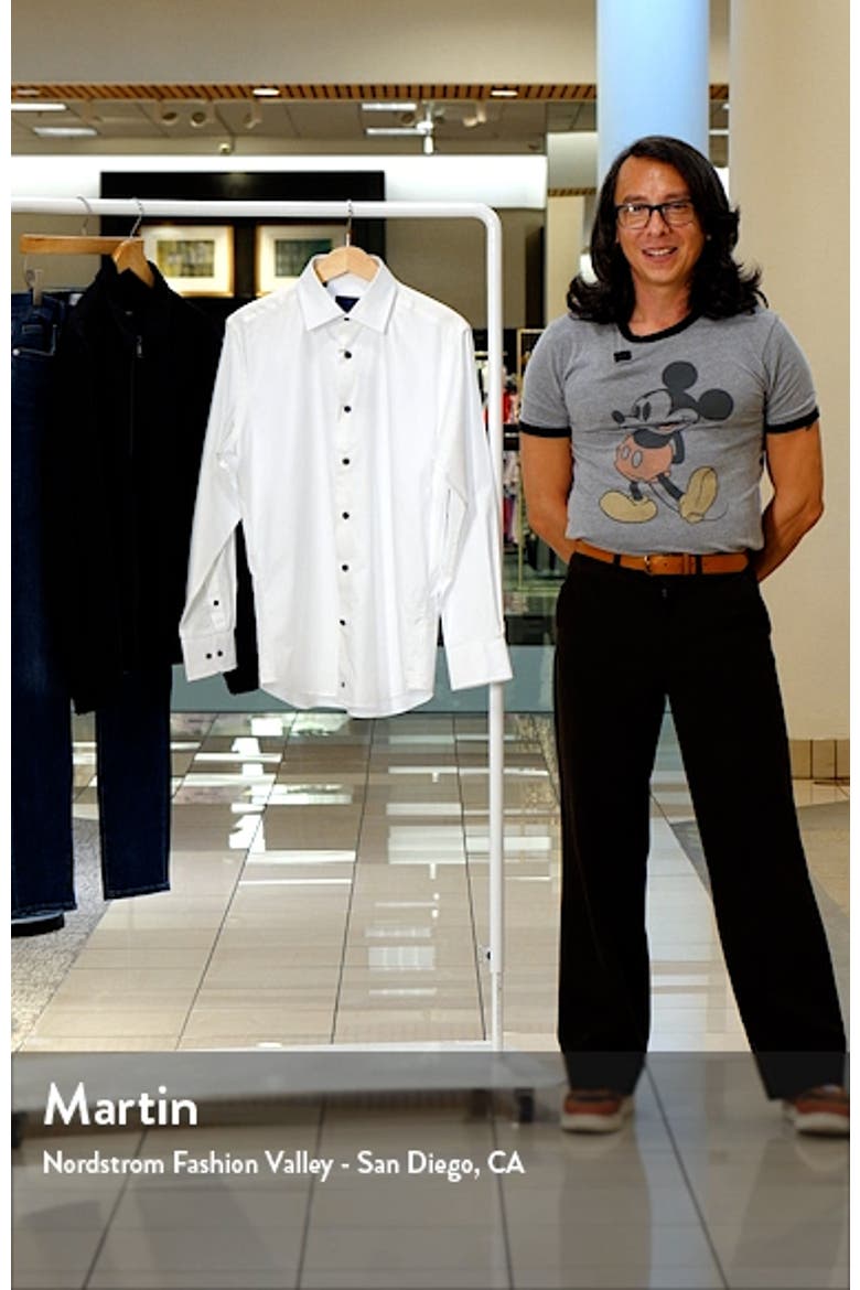 Trim Fit Super Fine Twill Dress Shirt video