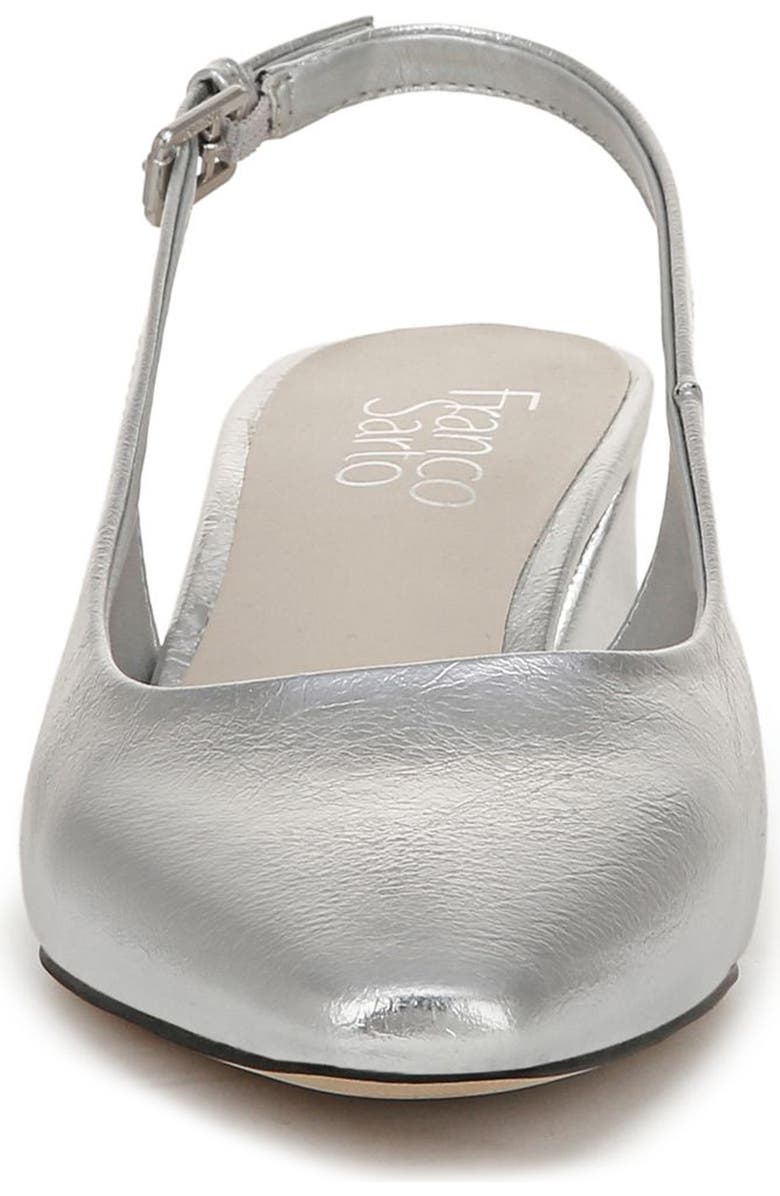 Franco Sarto Jacer Slingback Pump, Alternate, color, Silver