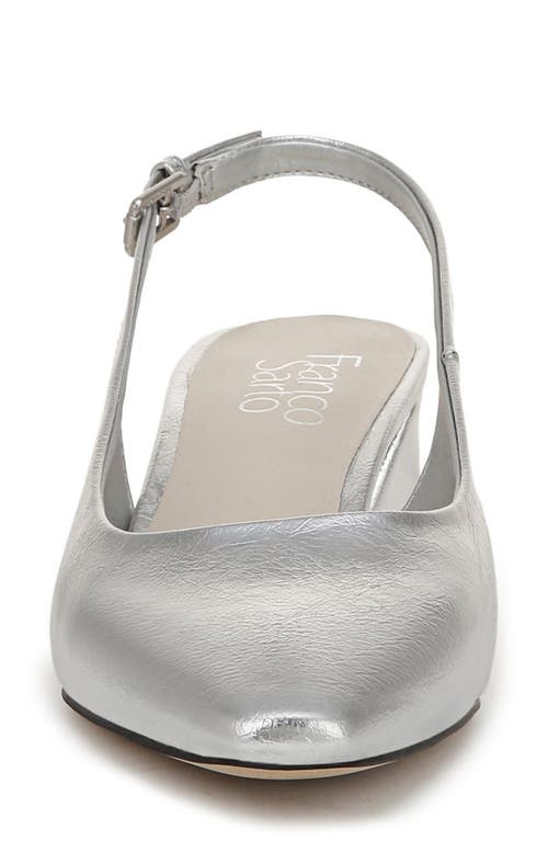 Franco Sarto Jacer Slingback Pump In Silver