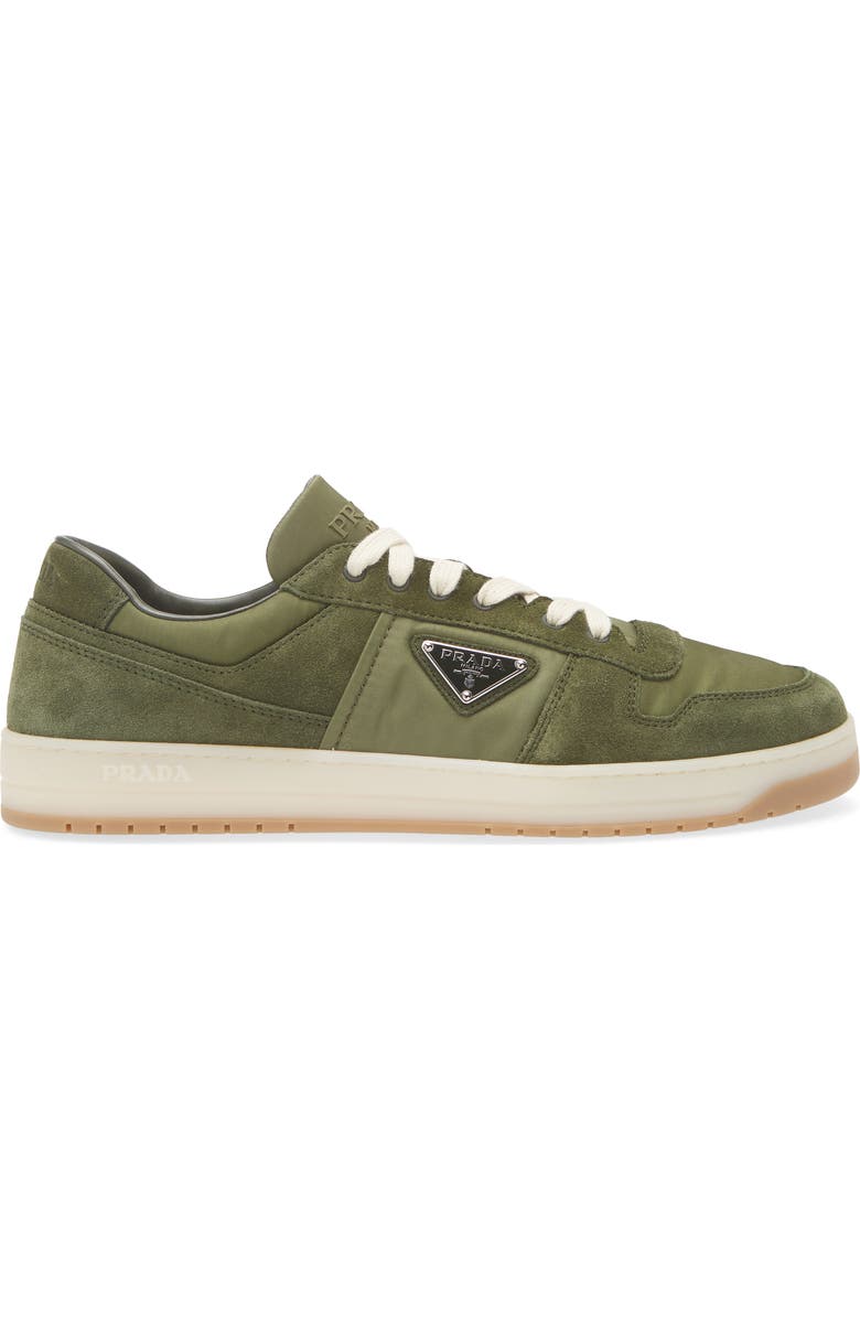 Prada Downtown Low Top Sneaker, Alternate, color, Selva