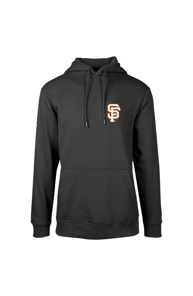 LEVELWEAR Men's Levelwear Black San Francisco Giants Podium Vintage Pullover Hoodie, Alternate, color, Black