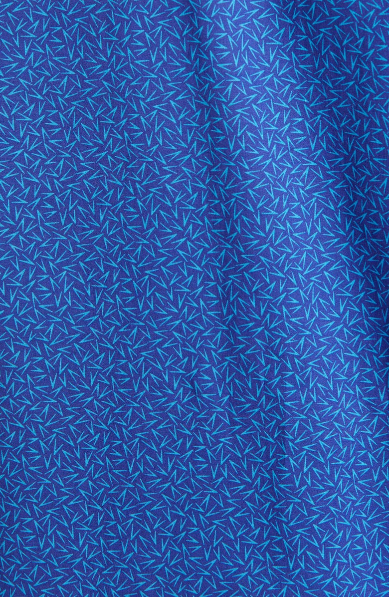 Zachary Prell Perbellini Classic Fit Geo Short Sleeve Stretch Button-Up Shirt, Alternate, color, 