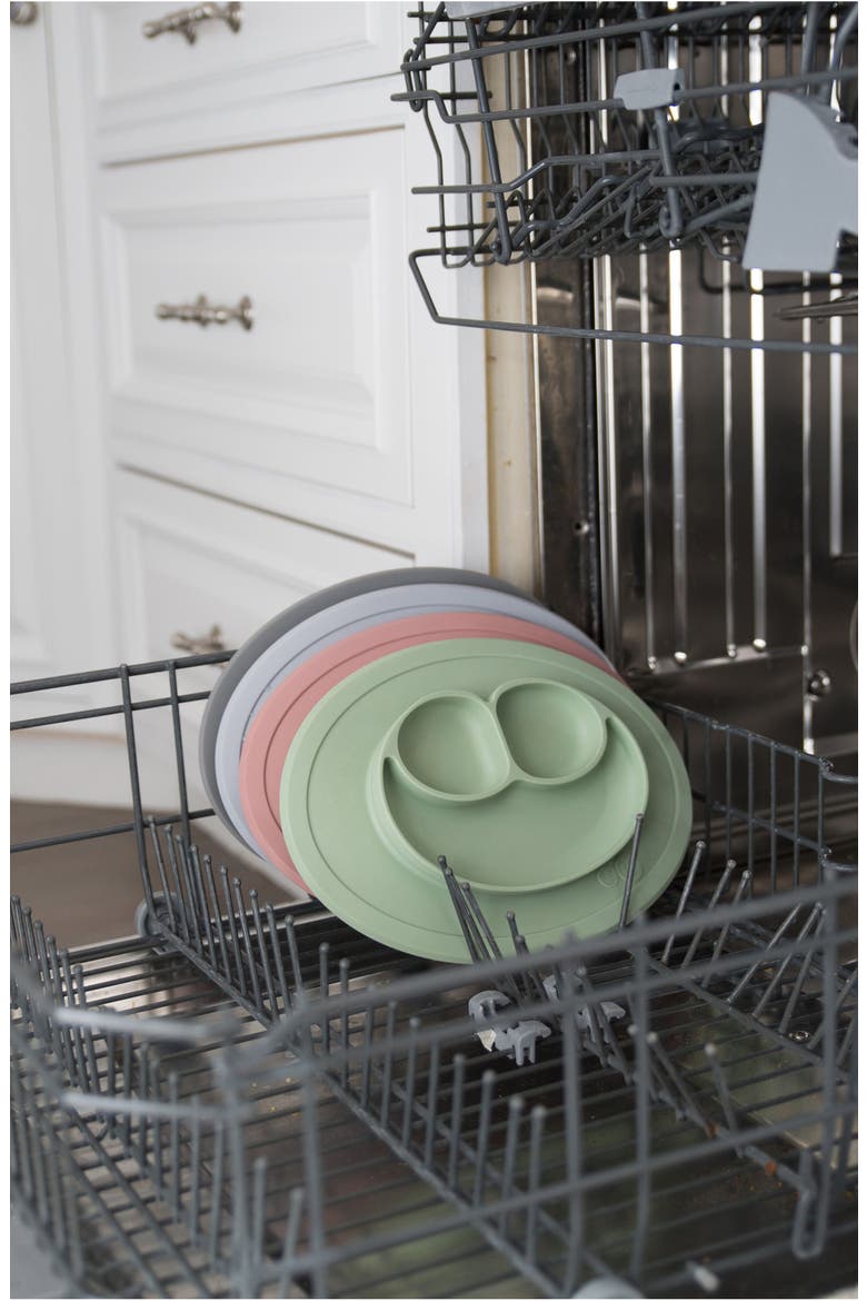 Mini Mat Silicone Feeding Mat, Alternate, color, SAGE