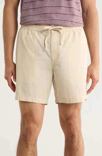 7-Inch Cotton Seersucker Shorts