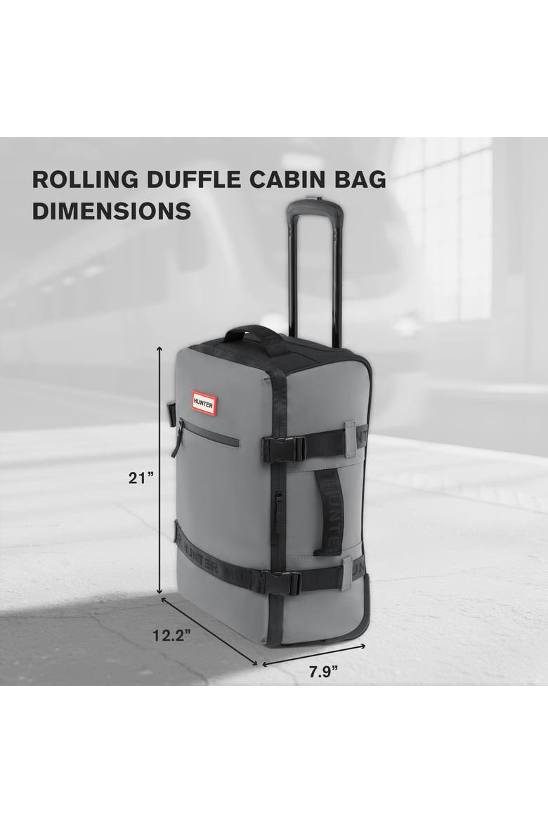 21" Carry On Rolling Duffel, Alternate, color, Gray