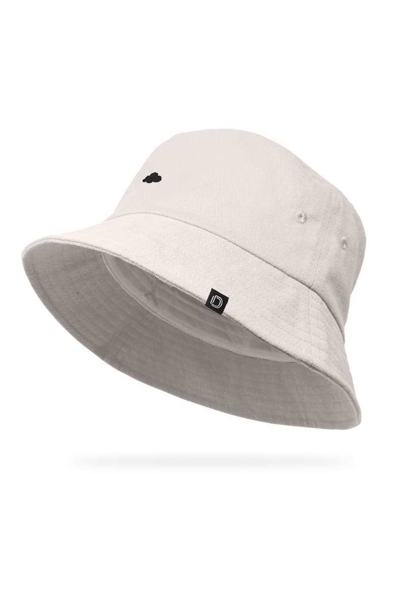 Womens Lil Cloud Cotton Bucket Hat, Alternate, color, Parchment White