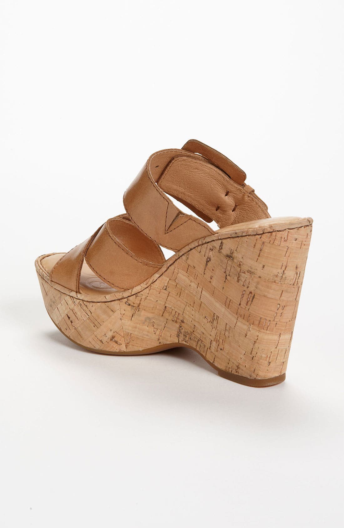 'Beau' Wedge Sandal (Nordstrom Exclusive), Alternate, color, MID TAN
