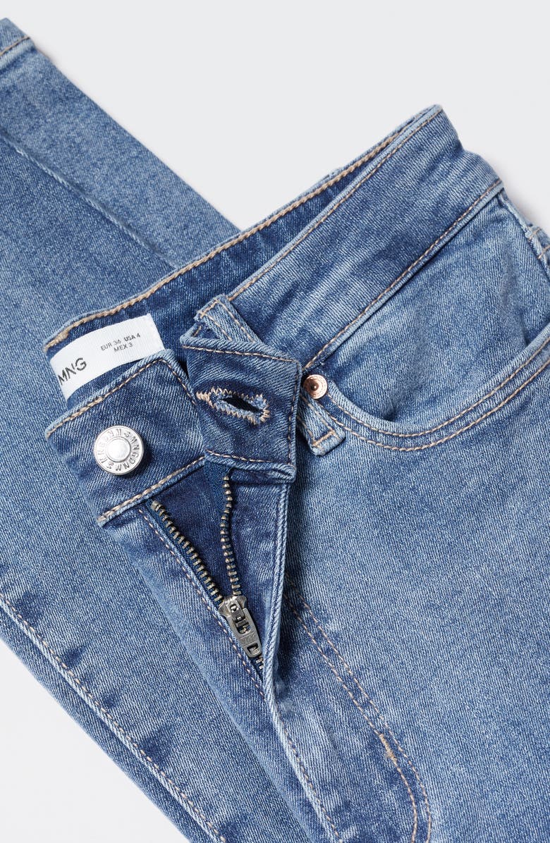 MANGO High Waist Skinny Jeans, Alternate, color, 