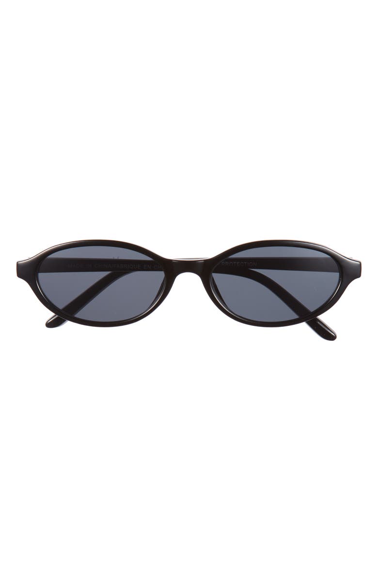 BP. Oval Sunglasses, Main, color, Black