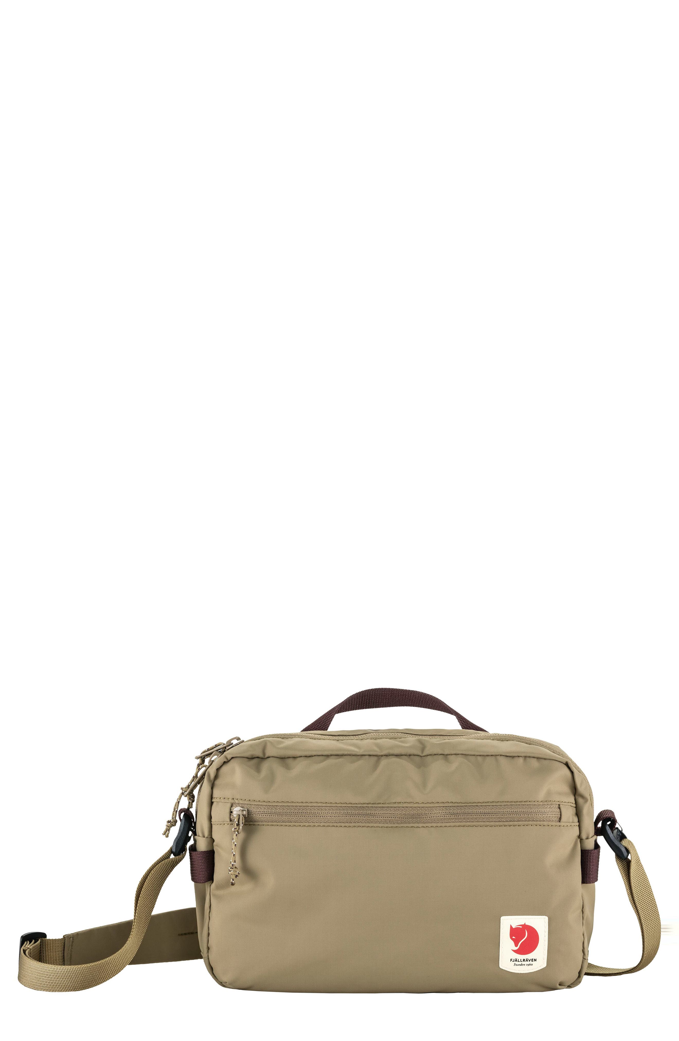 Fjällräven High Coast Water Resistant Crossbody Bag, Main, color, Clay