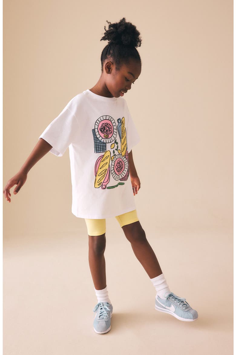 Kids' Graphic T-Shirt & Shorts Set, Alternate, color, MULTI