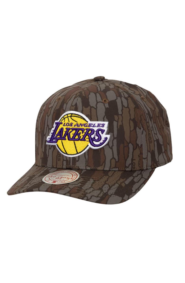 Mitchell & Ness Men's Mitchell & Ness  Camo Los Angeles Lakers Hidden Pro-Crown Adjustable Hat, Main, color, Camo