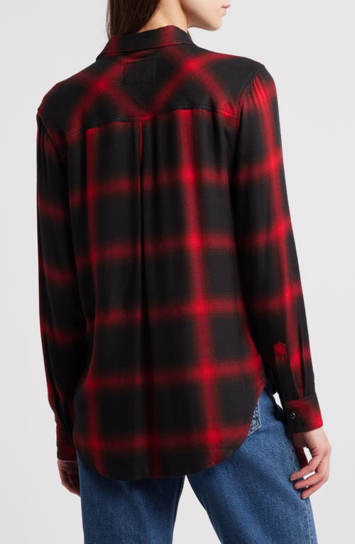 Rails Hunter Plaid Button-up Shirt In Diffused Cardinal