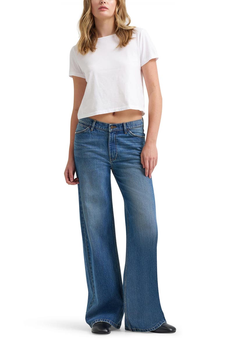 Western High Waist Wide Leg Jeans, Alternate, color, RHIANON
