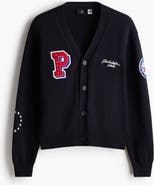 H&M Regular Fit Embroidered-motif Cardigan