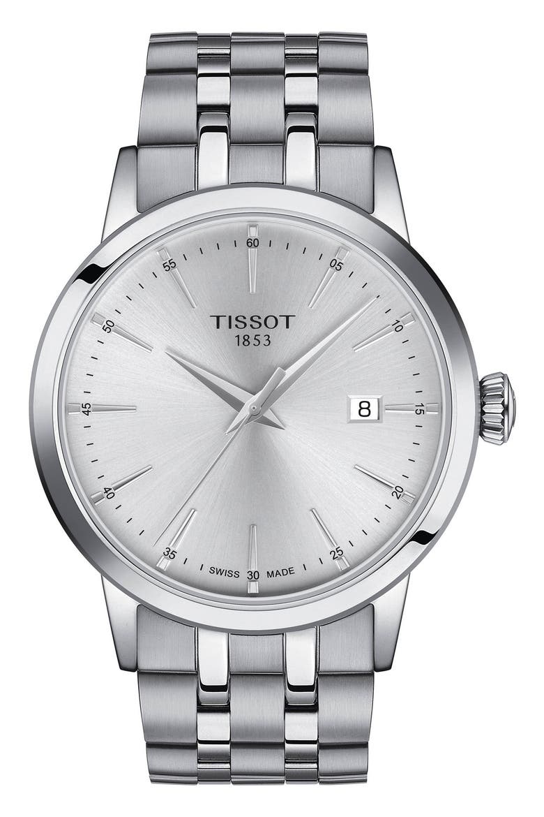 Classic Dream Bracelet Watch, 42mm, Main, color, SILVER