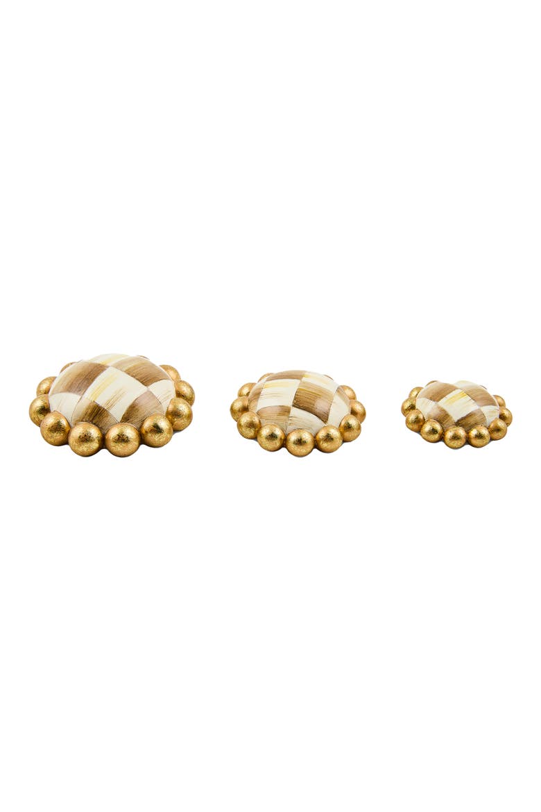 Rosy Check Set of 3 Magnets, Alternate, color, MOCHA