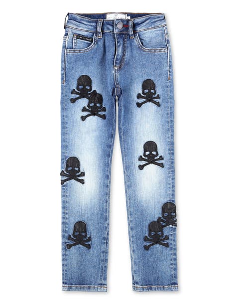 Jeans Regular Fit Skull Girl