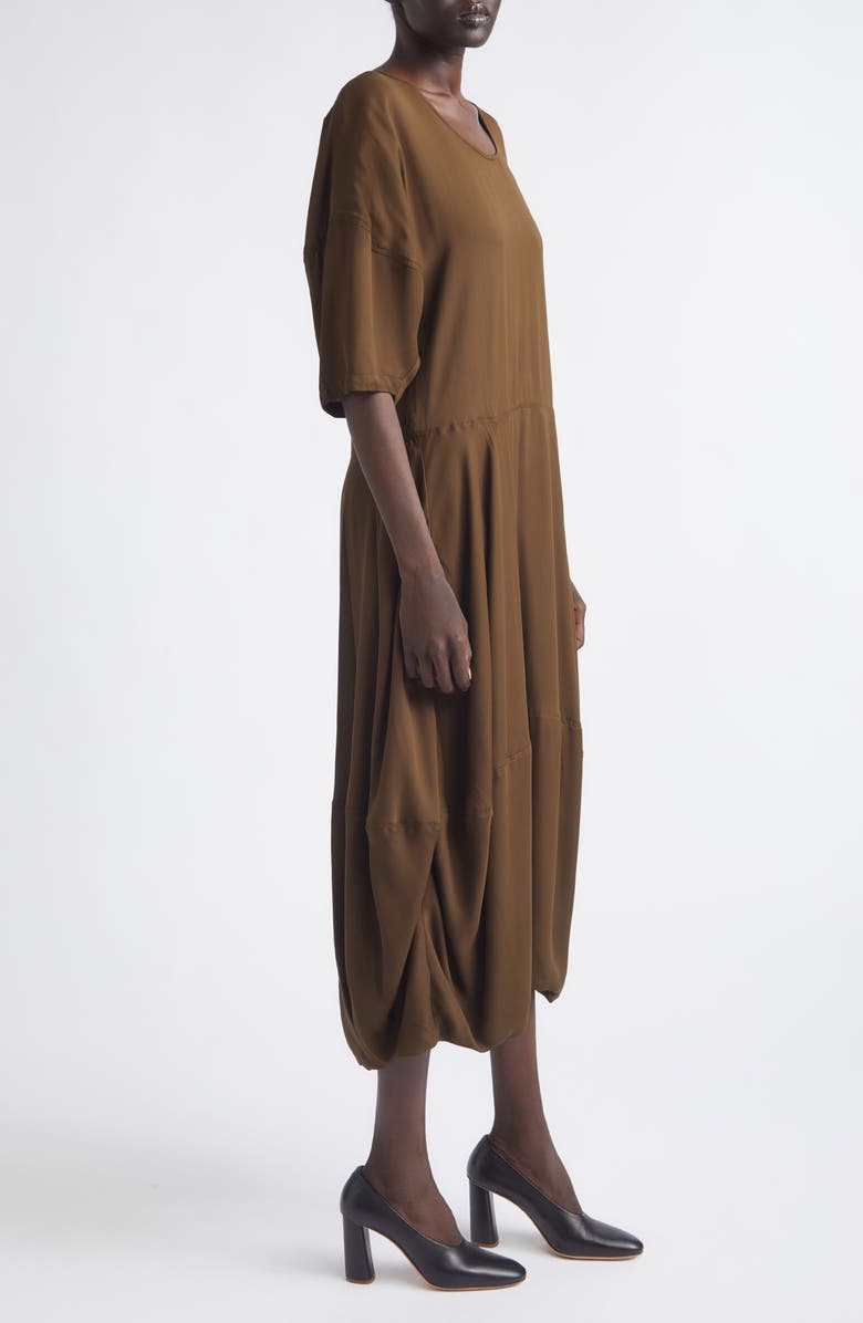 Lemaire Balloon Midi Dress, Alternate, color, Bronze