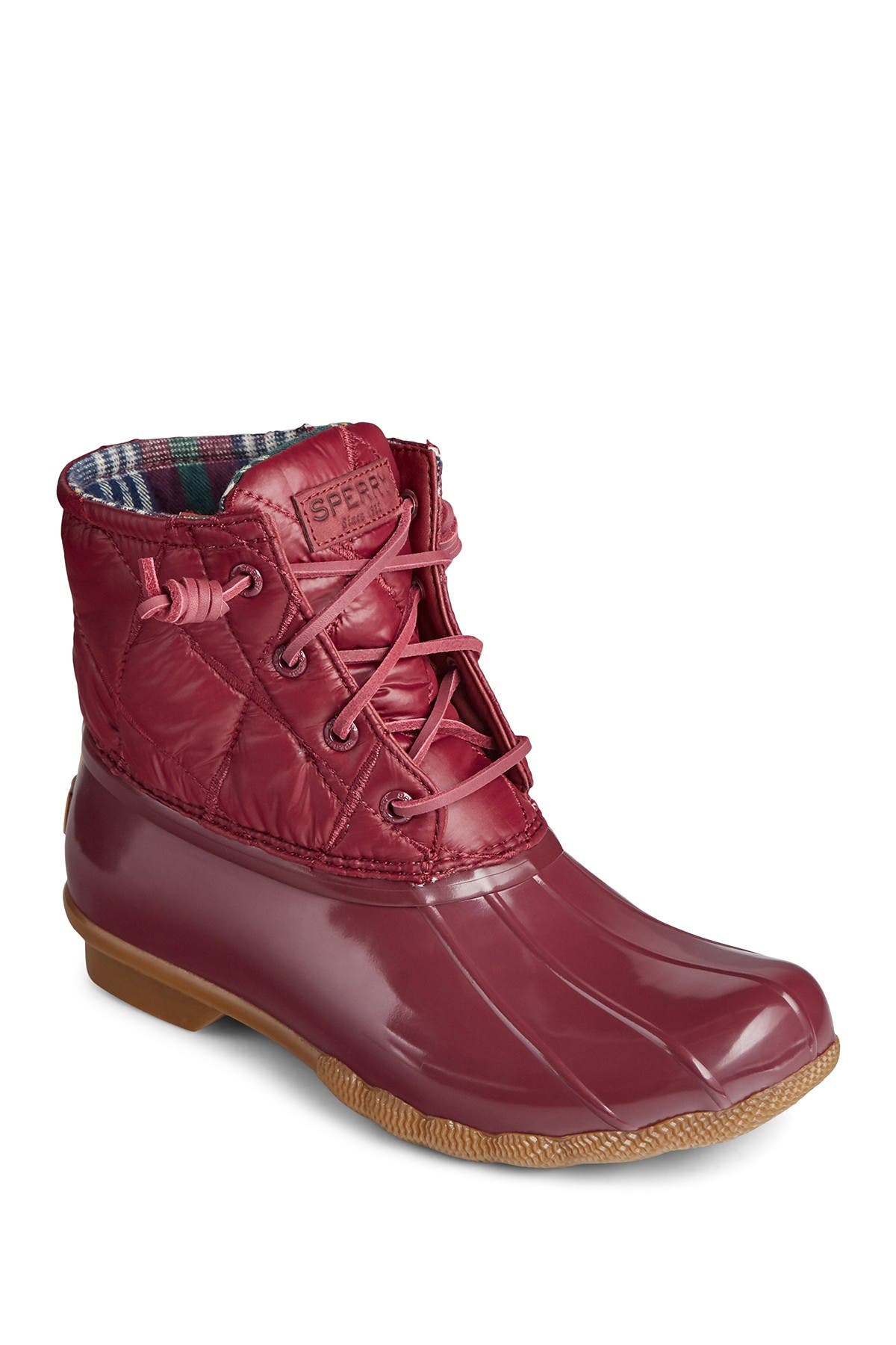 Sperry Saltwater Nylon Quilted Duck Boot, Main, color, 