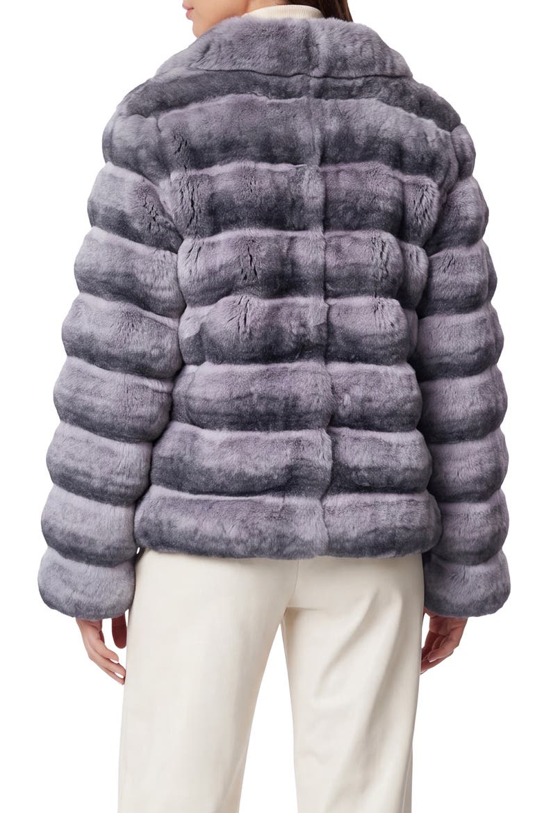 Fur-Free Chinchilla (Faux Fur) Jacket, Alternate, color, GRAY CHINCH