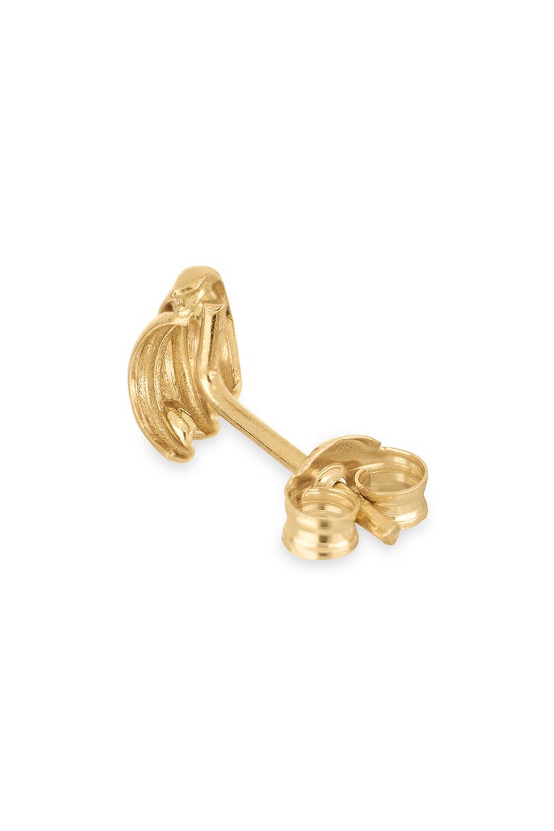 14k Gold 6mm Trio Stud Earrings, Alternate, color, 14K YELLOW GOLD