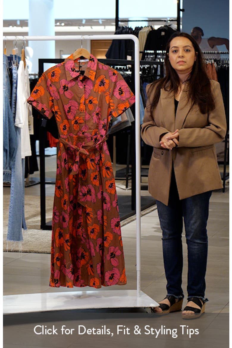 Rosselini Floral Cotton Shirtdress video