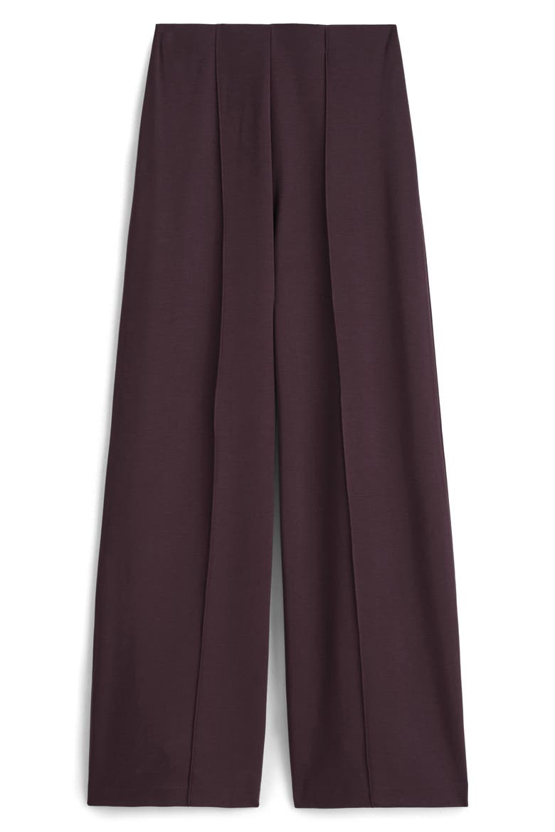 Hyke Wide Leg Pants, Alternate, color, RED DARK