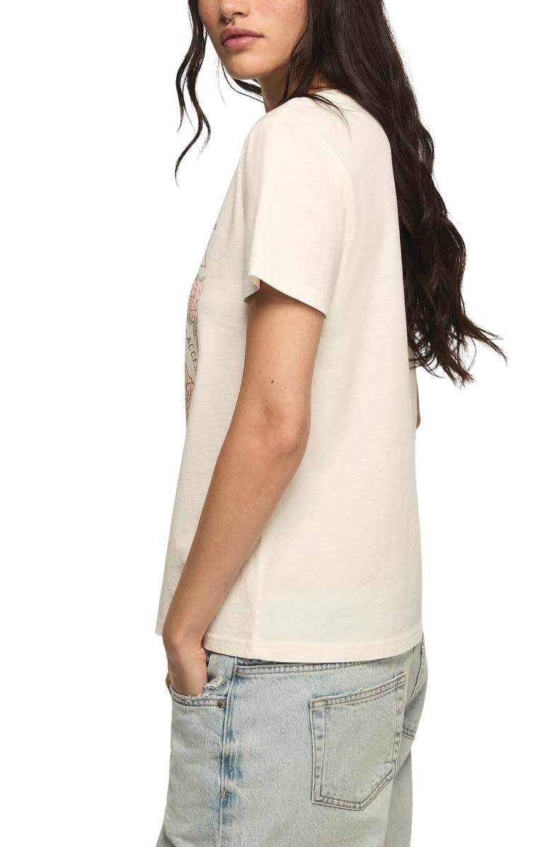Lucky Brand Fender Floral Cotton Graphic T-Shirt, Alternate, color, Gardenia