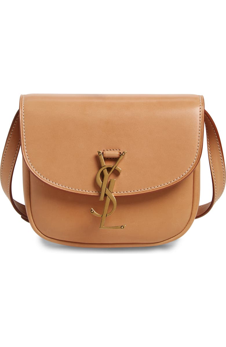Saint Laurent Kaia Leather Crossbody Bag, Main, color,