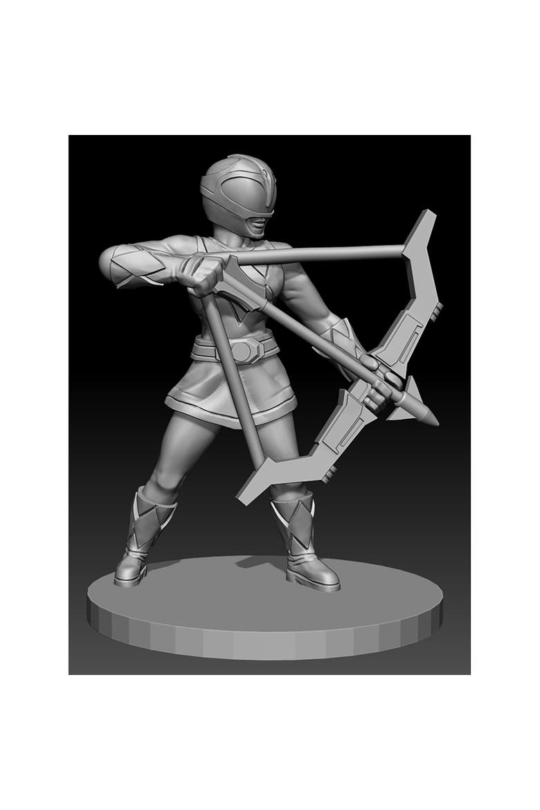 Power Rangers Roleplaying Game Hero Miniatures Set 12pc, Alternate, color, Multicolored