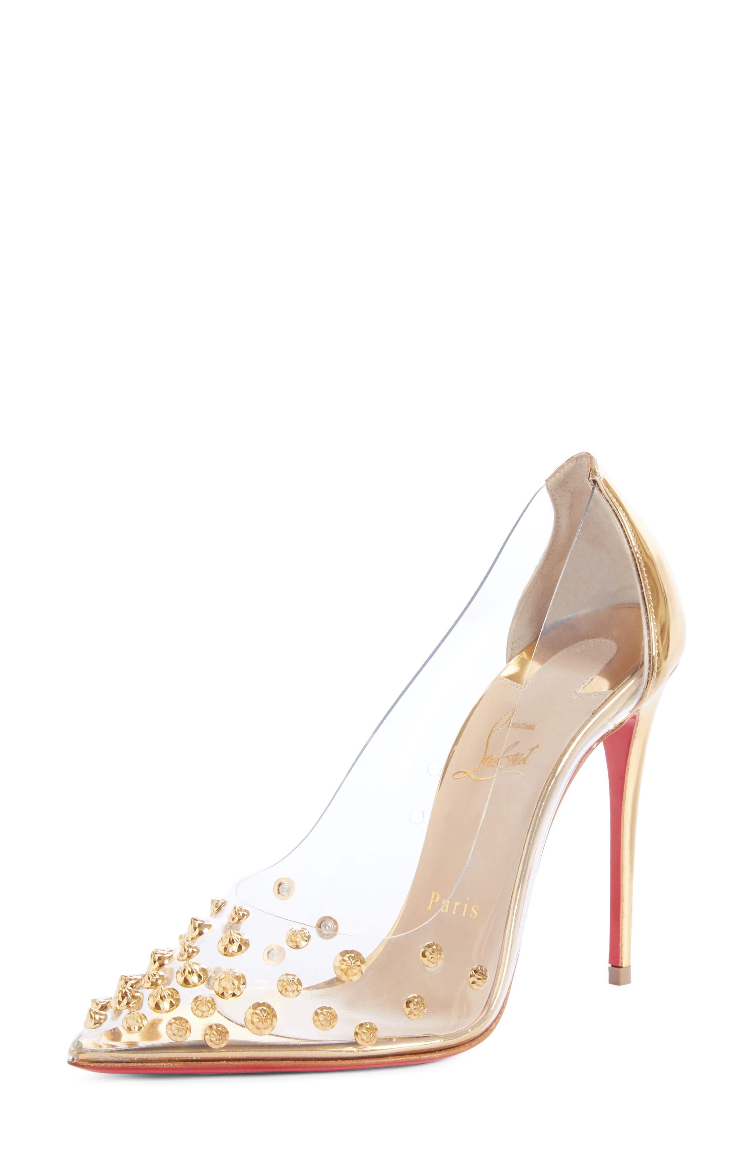 Collaclou Spike Pump, Main, color, GOLD